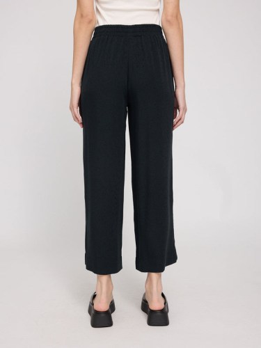Wide Leg Visco Pants black1